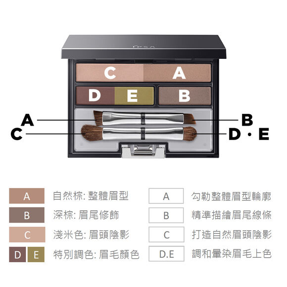 活現誘色眉彩組 限量色