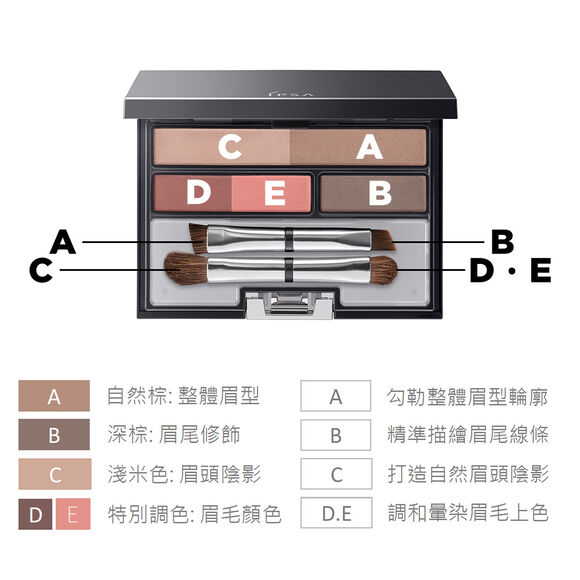 活現誘色眉彩組 限量色